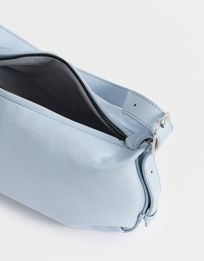 Bandoleras Bandolera Celeste Con Charm - Azul Celeste