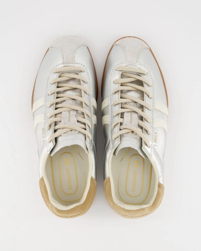 Championes Zapatillas Coolway - Mile Silver Leather Gold Edition Championes Zapatillas Coolway - Mile Silver Leather Gold Edition