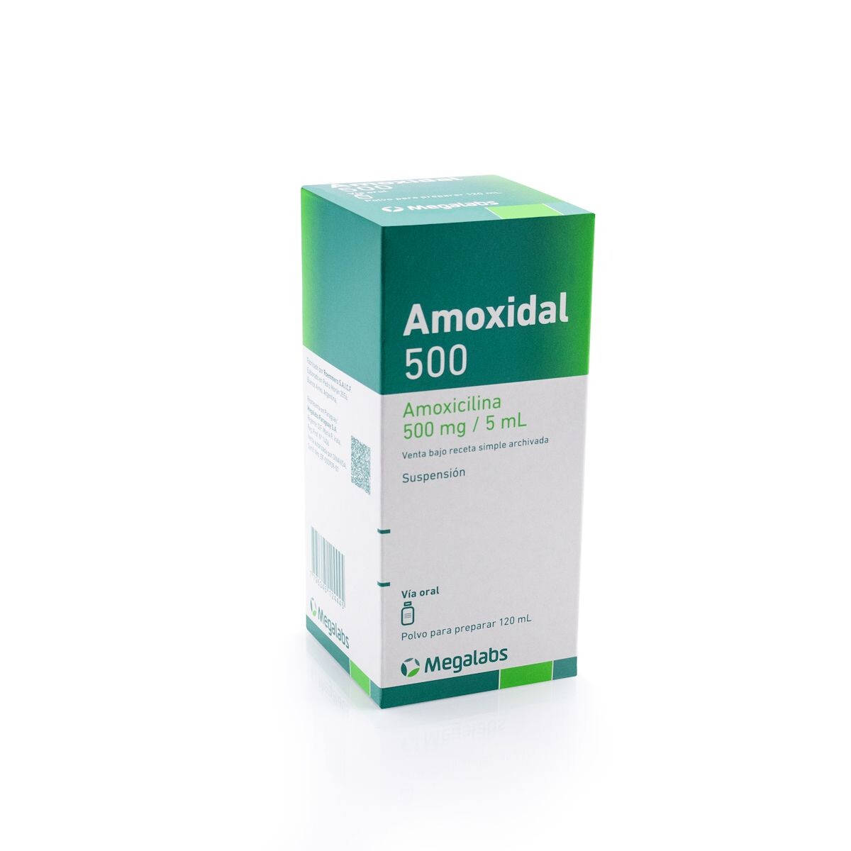 AMOXIDAL 500 SUSP. PED. FRASCO X 120 ML. 