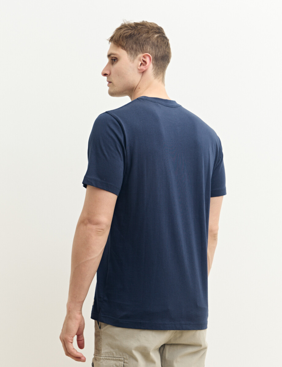 520311 T-SHIRT HARRY Azul Oscuro