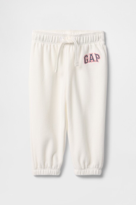 Pantalòn Deportivo Sin Felpa Logo Gap Bebé New Off White