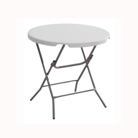 Mesa Plegable Nortwest TNW-81 Redonda Gris 81x73cm