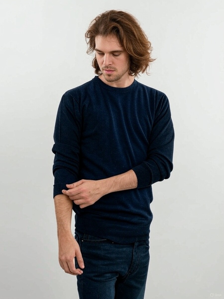 Sweater Mouline - Navy 