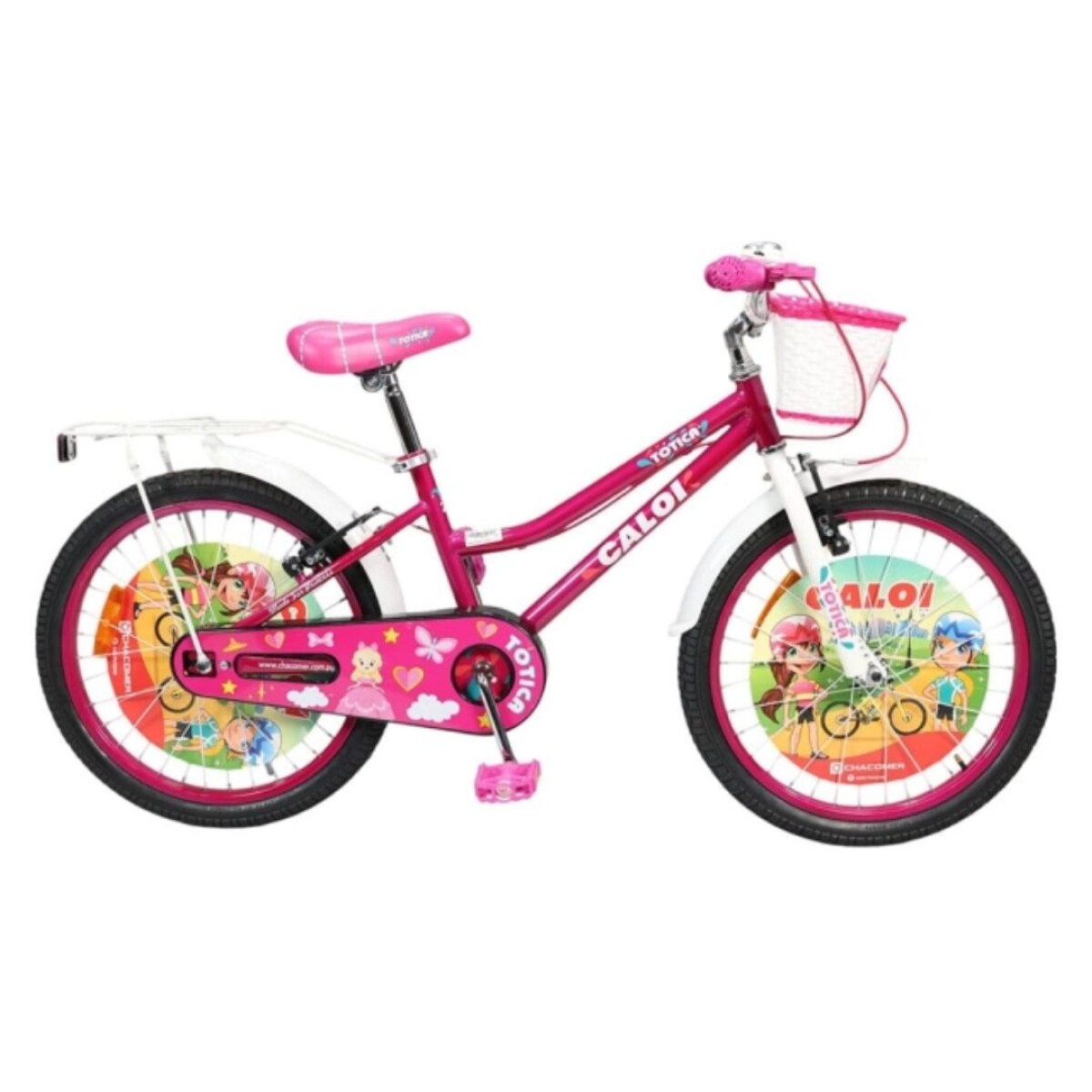 Bicicleta Caloi New Totica Aro 20" Fucsia 
