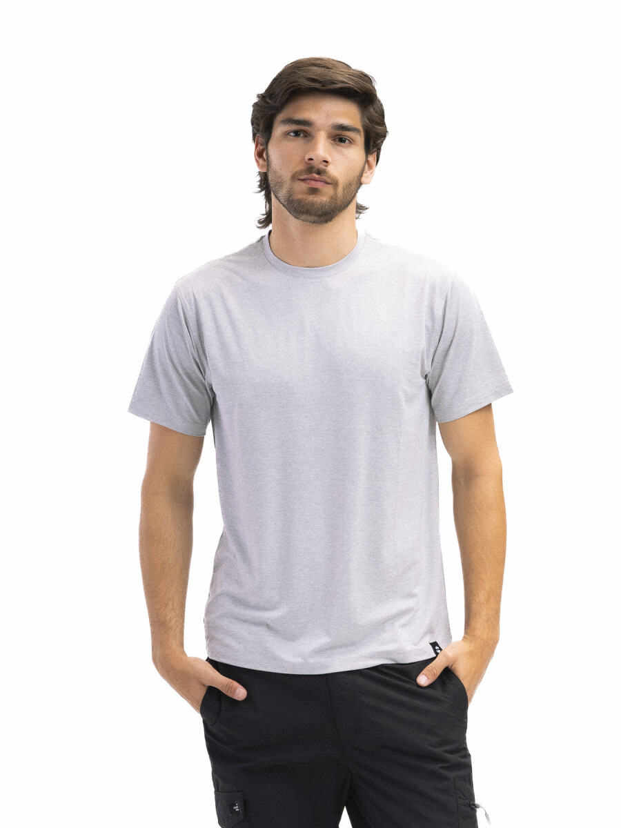 Remera Dry Fit Vintage Wash Scandinavian - Gris Claro 