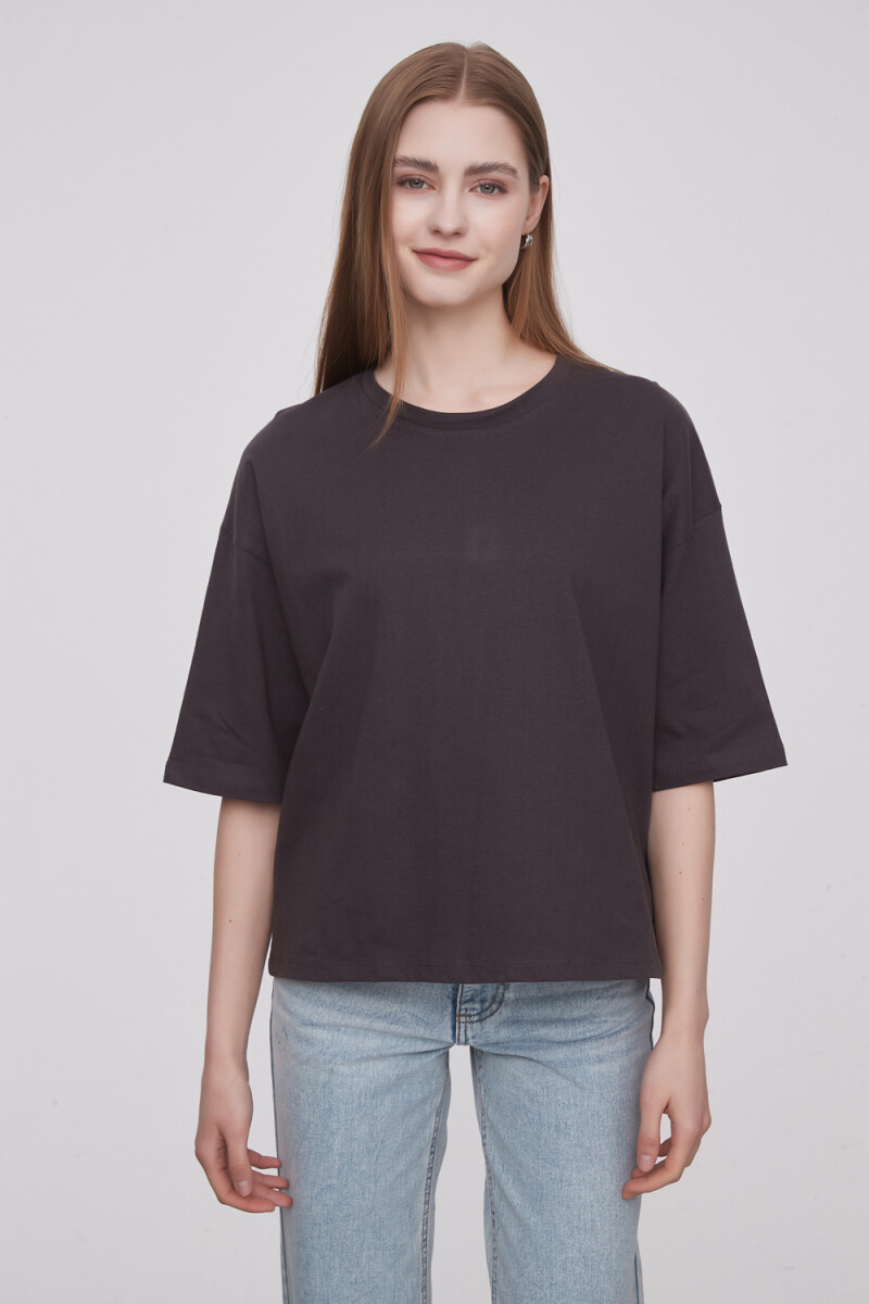 Remera Ahrnia - Gris Oscuro 