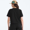 Remera corta holgada Evolution Simple Dome Tnf Black