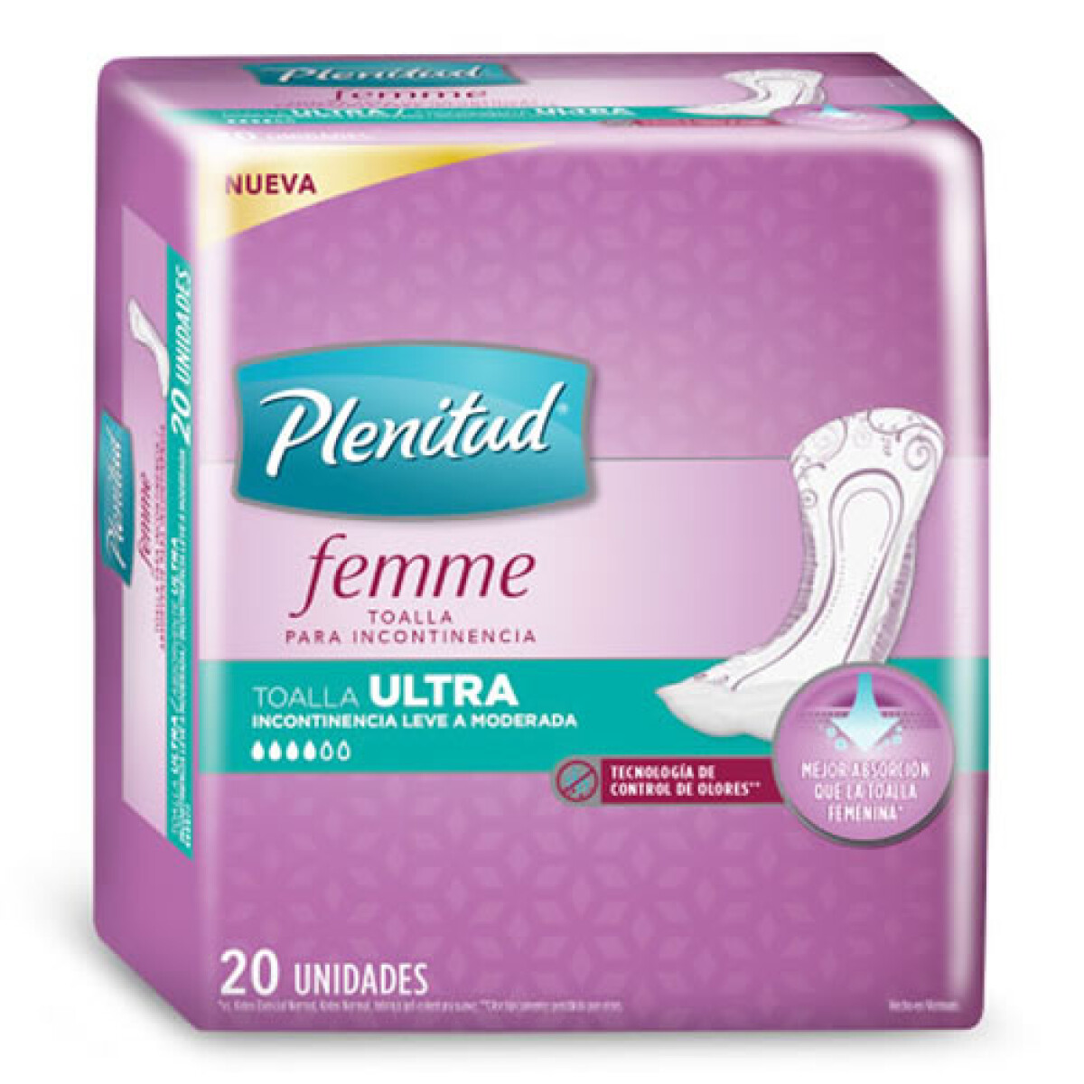 Plenitud Femme Protector Ultra x20 – Seguridad y Comodidad Femenina