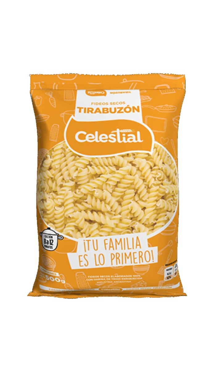 FIDEOS CELESTIAL 400GRS TIRABUZON 