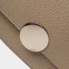 Bandolera The Circle En Cuero Graneado Taupe