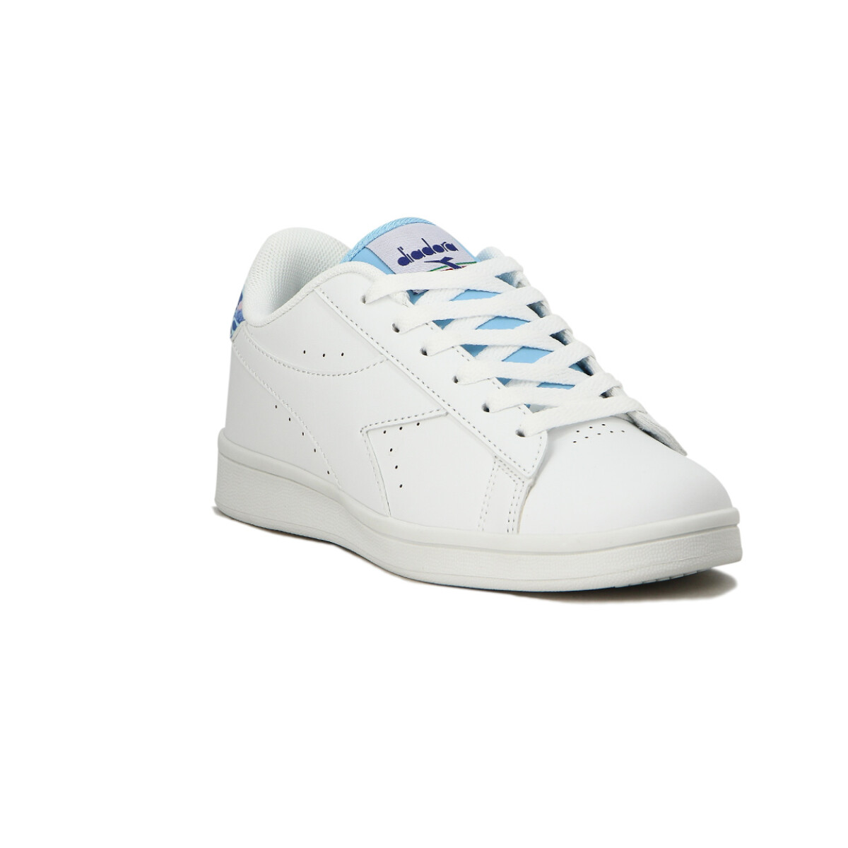 Championes Casuales Mujer Diadora Set - Blanco-celeste 