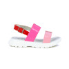 Angus Sandalia Niña Tira Ancha C/ Pulsera Y Hebilla Rosado