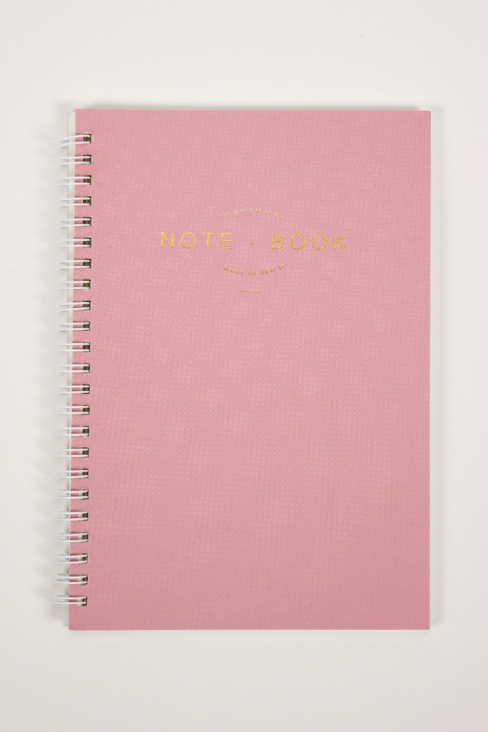 Cuaderno Note.book 70 G 80 Hojas Rosa