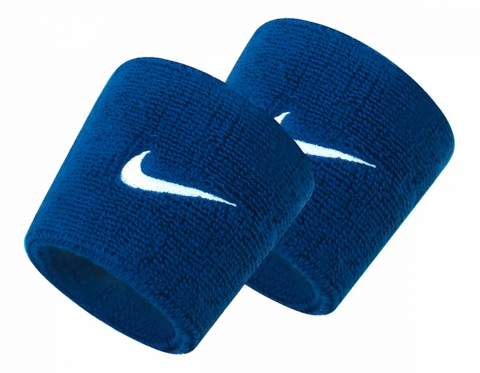 Muñequeras Tenis Nike Swoosh Wristband 2 pk Unisex - Azul 