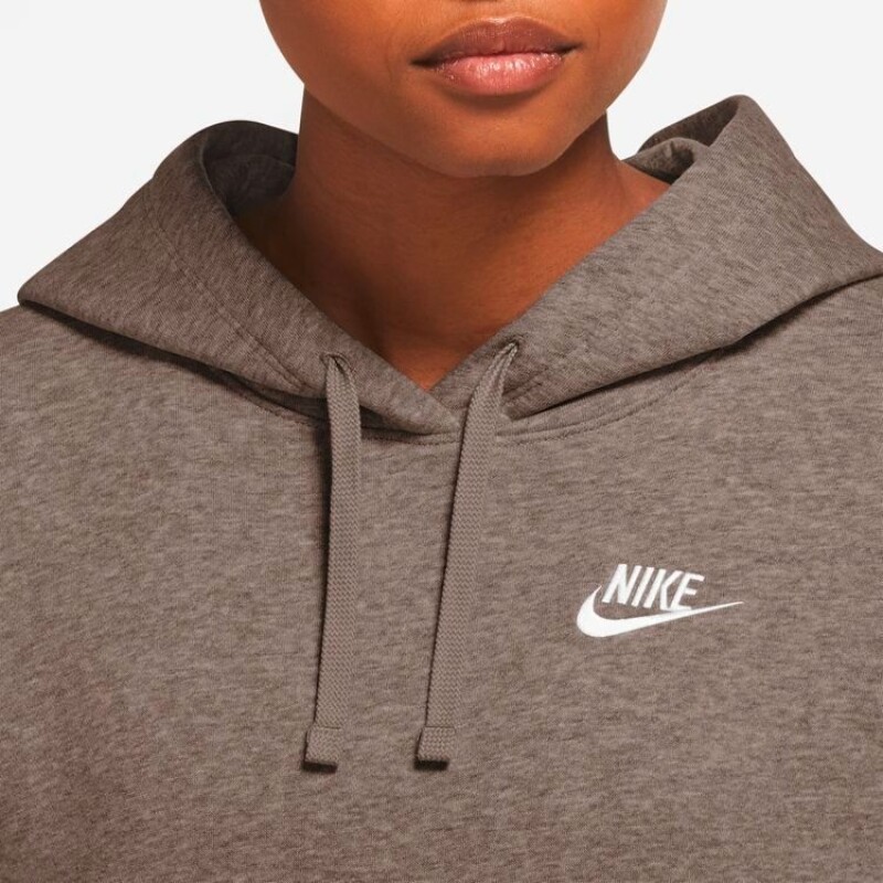 Abrigo Nike Sportswear Club Fleece de Mujer Chocolate