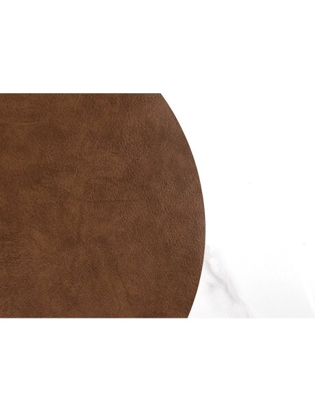 INDIVIDUAL PVC SIMIL CUERO D38CM MARRON INDIVIDUAL PVC SIMIL CUERO D38CM MARRON