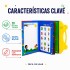 Libro Didáctico Interactivo Bilingüe con 20 Hojas Táctiles Diseño 2