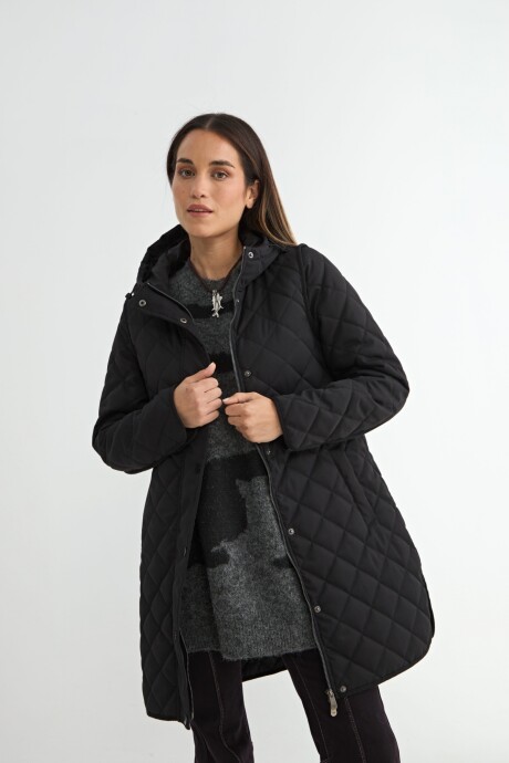 CAMPERA NEREA CON CAPUCHA Negro