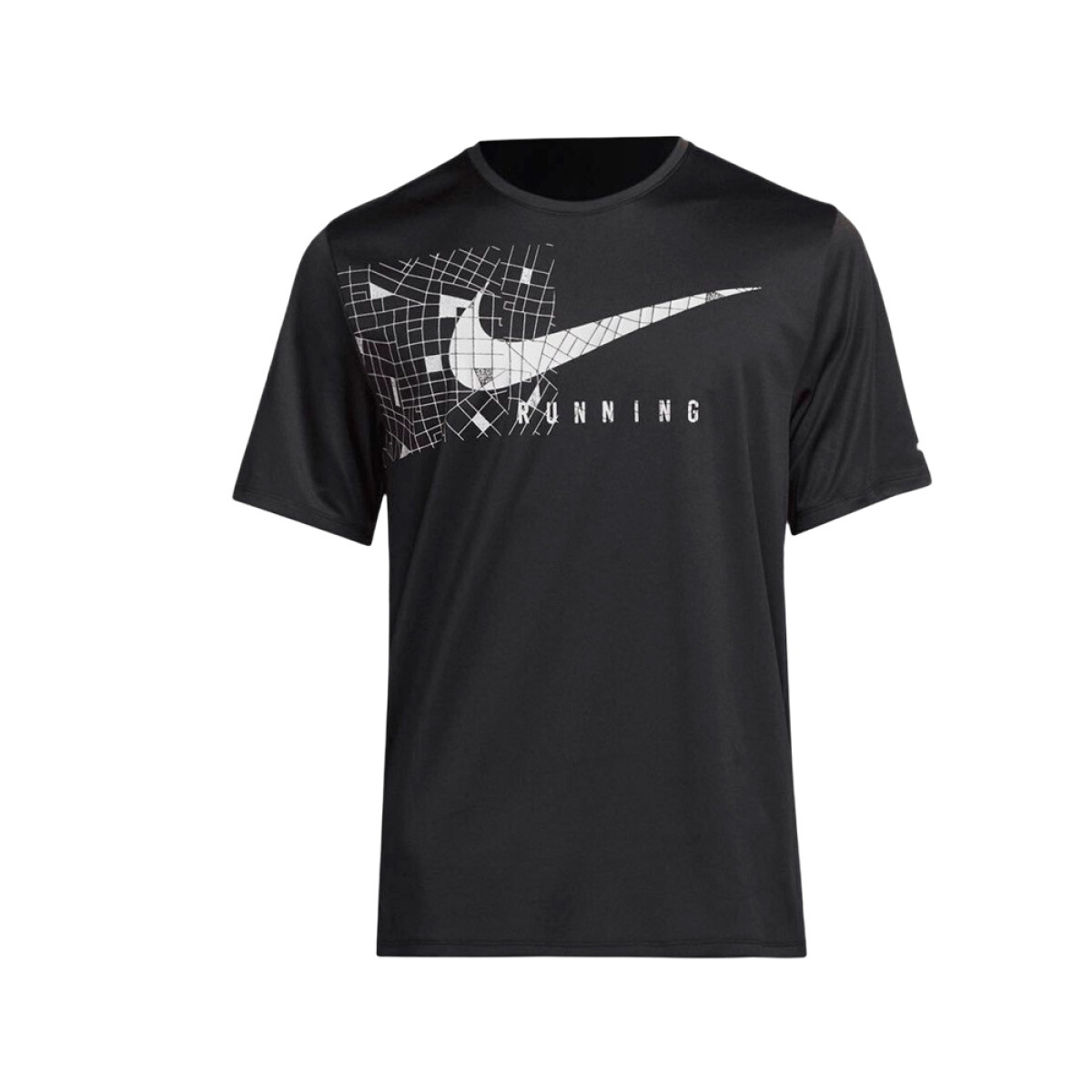 REMERA NIKE DRI-FIT UV MILER RUN DIVISION - Black 