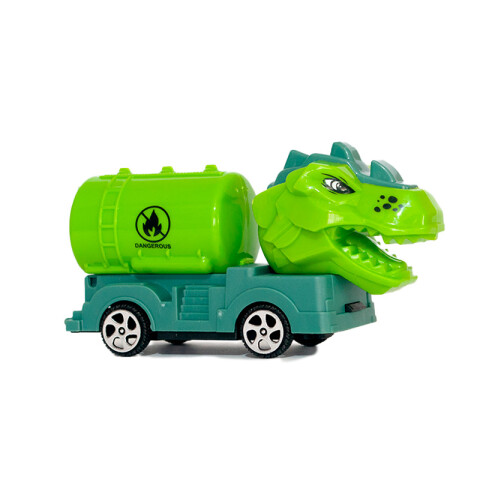 Camion lleva Autos Dinosaurios 31*8cm Unica