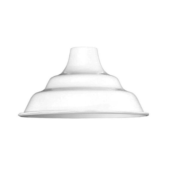 Colgante vacío campana escalonada alu.blanco Ø30cm JU0314