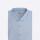 Camisa lino m/c lisa celeste