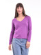 REMERA BASICA POLONIO MIX MORADO