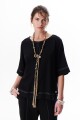 BLUSA LINO EVA NEGRO