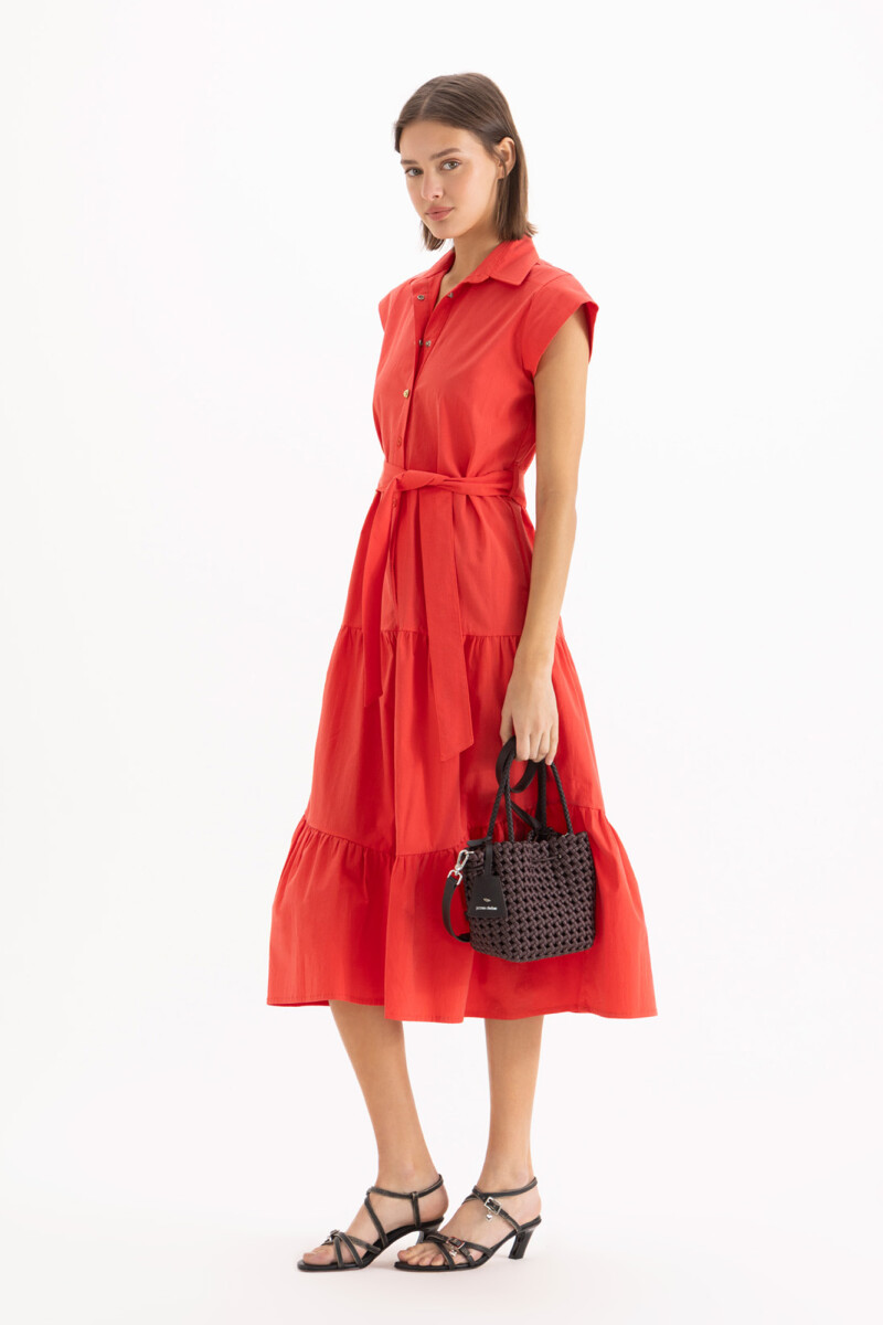 VESTIDO LULI Rojo