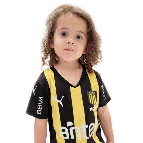 Peñarol home Mini Jersey 22 -77271601 Amarillo/negro