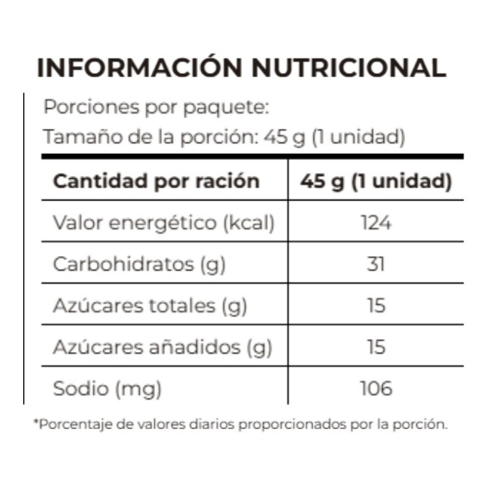 VO2 C30 Energy Gel Banana Caja 10 Unidades | Integralmédica | 31 g de Carbohidratos VO2 C30 Energy Gel Banana Caja 10 Unidades | Integralmédica | 31 g de Carbohidratos