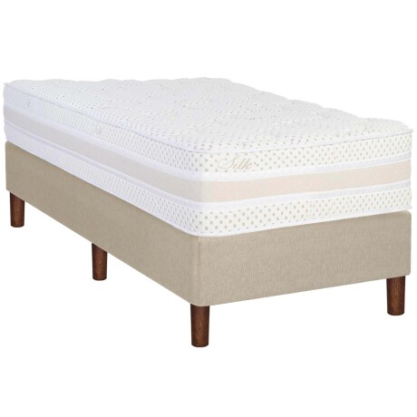 SOMMIER 1 PLAZA Y MEDIA RESORTES POCKET DENSIDAD SIMPHONY