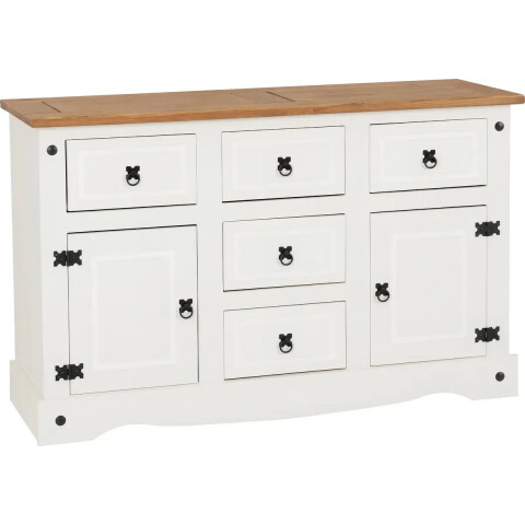 APARADOR 2 PUERTAS 5 CAJONES BLANCO P5401 APARADOR 2 PUERTAS 5 CAJONES BLANCO P5401