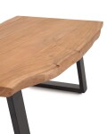 Mesa de centro Alaia de madera maciza de acacia con acabado natural 115 x 65 cm Mesa de centro Alaia de madera maciza de acacia con acabado natural 115 x 65 cm