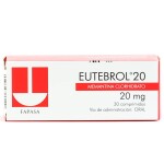 EUTEBROL 20 MG. CJ X 30 COMP. única