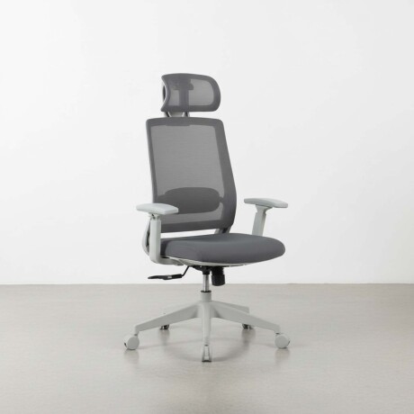 SILLA DE OFICINA MALLA-Y-METAL GRIS 2788F-1M