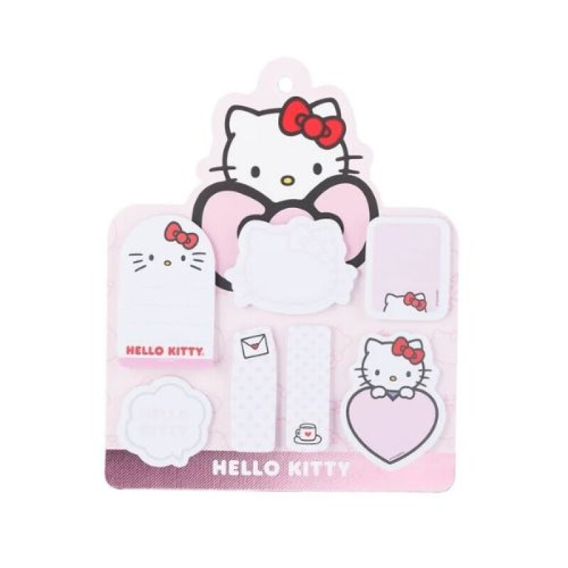 Notas Adhesivas Set x7 Hello Kitty MAW - Mooving Notas Adhesivas Set X7 Hello Kitty Maw - Mooving