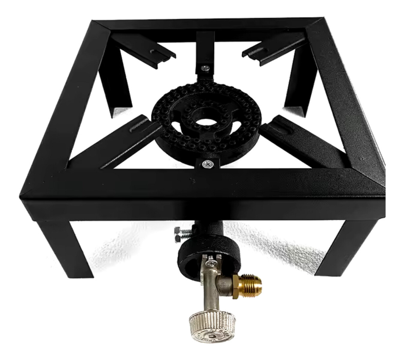 Anafe A Gas Cocina Portátil Negro 1 Hornalla Hogar Camping - Negro 