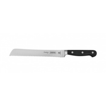 Cuchillo para Pan 8" Acero Inoxidable Mango Negro | Tramontina 24009/108 Cuchillo para Pan 8" Acero Inoxidable Mango Negro | Tramontina 24009/108