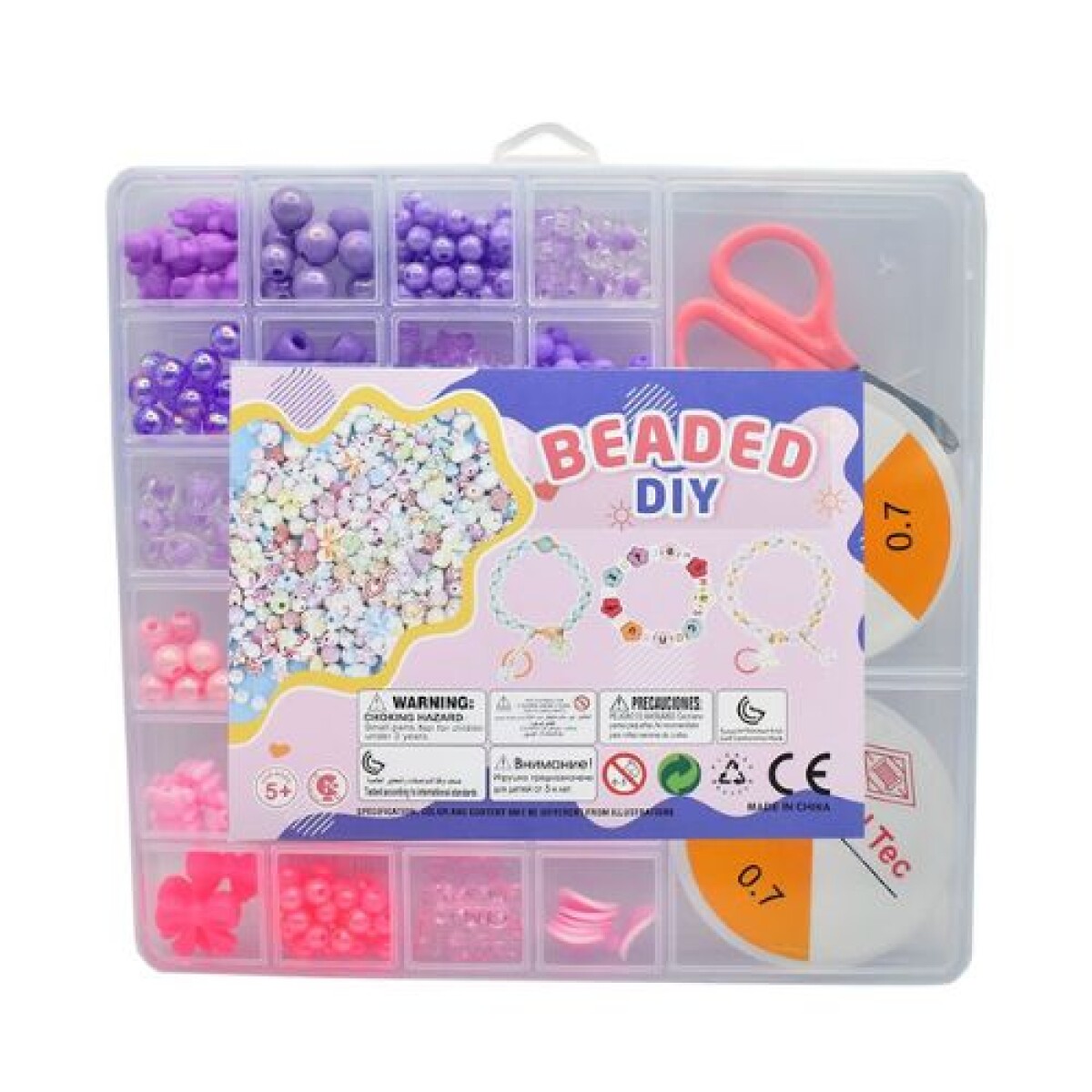 Kit para crear pulseras - con cuentas - Kit Para Crear Pulseras - Con Cuentas 