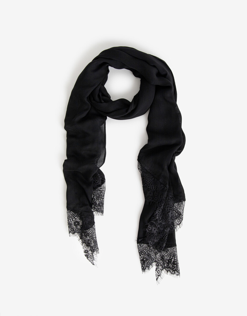 Pashmina Degrade Con Lace Edges 