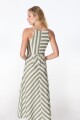 Vestido Peoni Rayas Verde