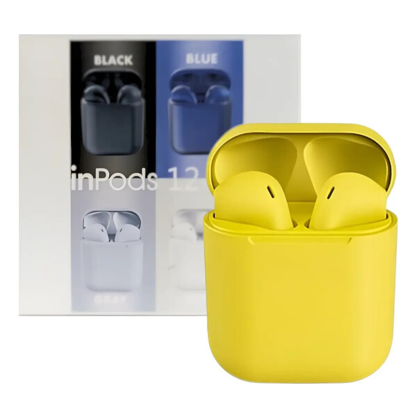 Auriculares Inpods 12 Simple AMARILLO