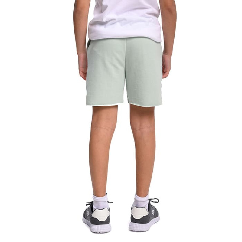 Short Umbro Raw Edge de Niños - 20206014 Verde-blanco