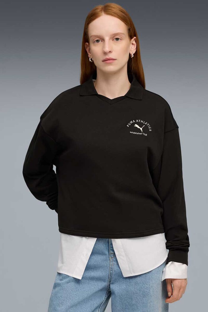 CAMISETA POLO ML PUMA CLASS COMFORT POLO CREW Negro