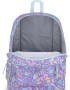 MOCHILA JANSPORT CROSS TOWN FLUID FLORAL PASTEL LILAC