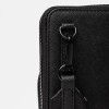 Mini Bag Amy En Efecto Cuero Saffiano Negro