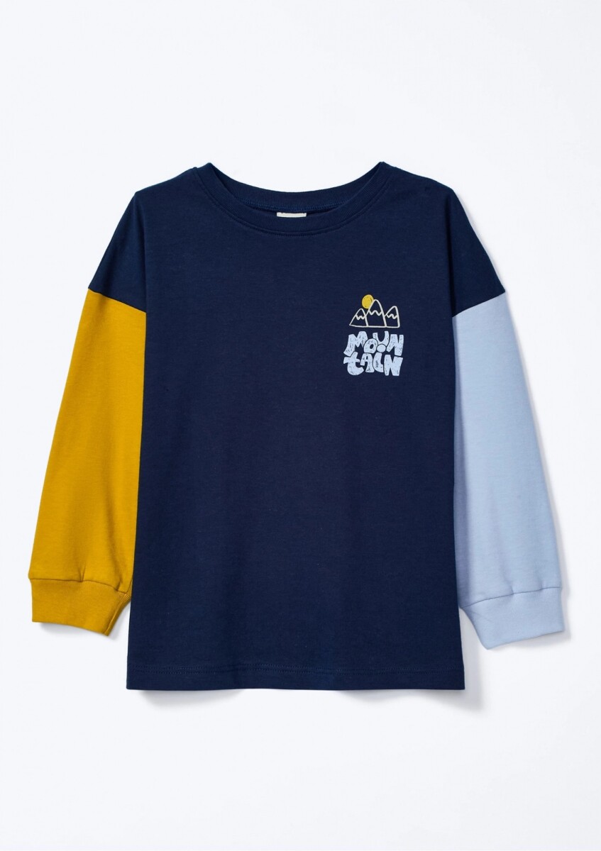 CAMISETA MANGA LARGA - MULTICOLOR 