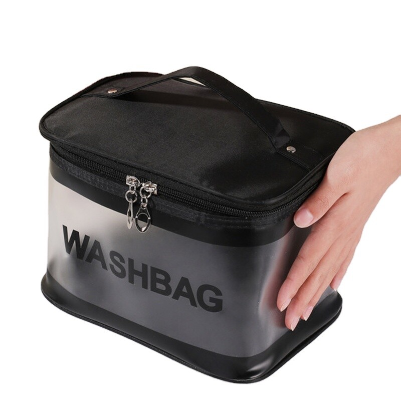 Necessaire Impermeable Ideal Maquillaje Negro