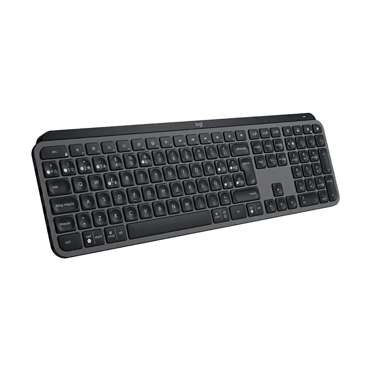 Teclado Inalambrico Logitech MX Keys S Retroiluminado en español Graphite